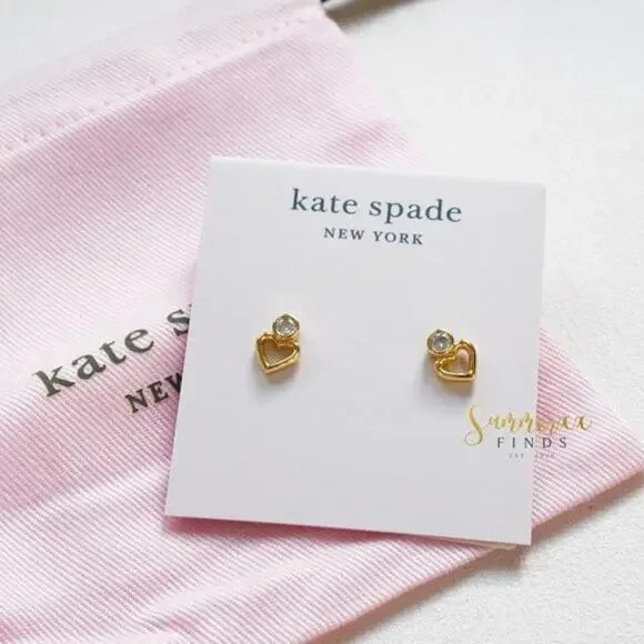 Kate Spade Shining Spade Studs Earrings - Picture 2 of 7